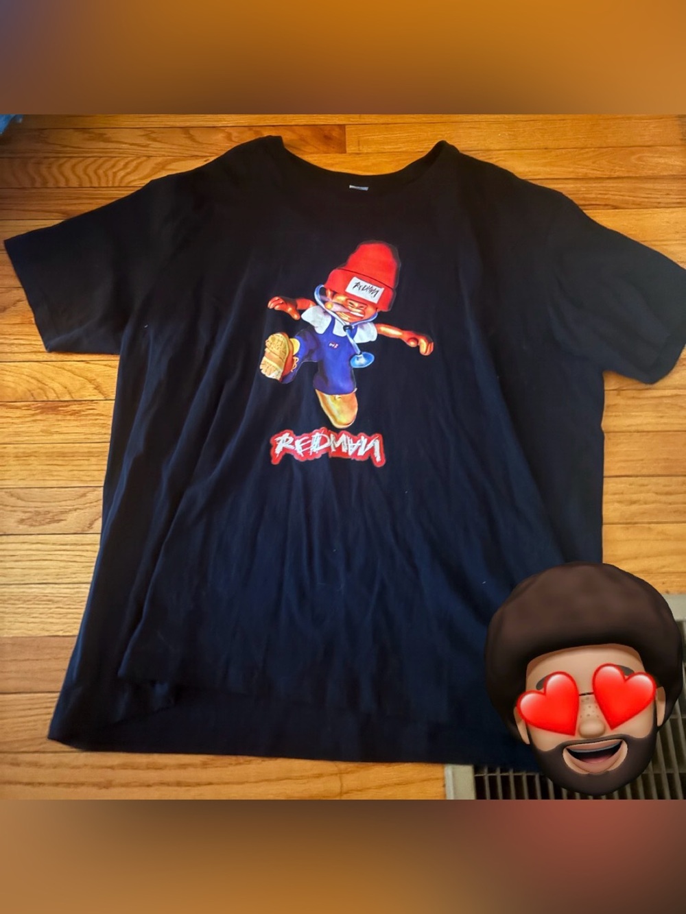 Classic Redman 1990s Black Cotton Top — 3XL Tag Visible